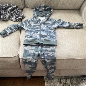 Little Sleepies Camouflage Zip Jacket and Pant set!